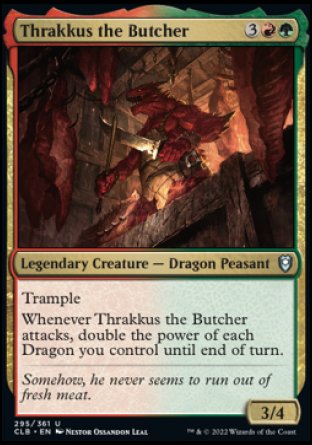 Thrakkus the Butcher [Commander Legends: Battle for Baldur's Gate] | Shuffle n Cut Hobbies & Games