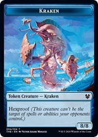 Kraken // Satyr Double-Sided Token [Theros Beyond Death Tokens] | Shuffle n Cut Hobbies & Games