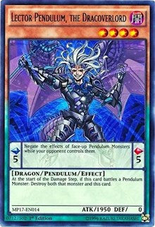 Lector Pendulum, the Dracoverlord [MP17-EN014] Ultra Rare | Shuffle n Cut Hobbies & Games