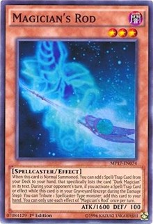 Magician's Rod [MP17-EN074] Super Rare | Shuffle n Cut Hobbies & Games