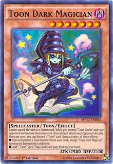 Toon Dark Magician [MP17-EN083] Super Rare | Shuffle n Cut Hobbies & Games