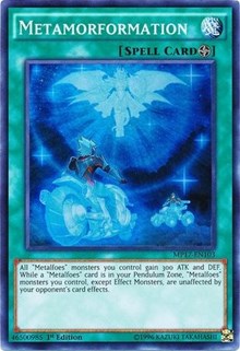 Metamorformation [MP17-EN103] Super Rare | Shuffle n Cut Hobbies & Games