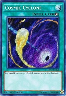 Cosmic Cyclone [MP17-EN105] Secret Rare | Shuffle n Cut Hobbies & Games