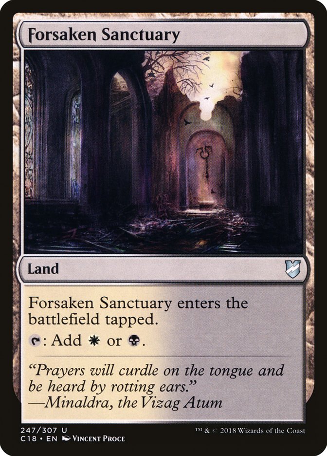 Forsaken Sanctuary [Commander 2018] | Shuffle n Cut Hobbies & Games