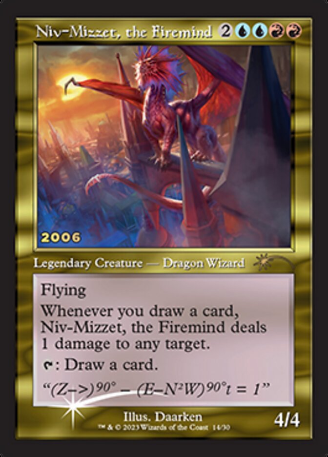 Niv-Mizzet, the Firemind [30th Anniversary Promos] | Shuffle n Cut Hobbies & Games