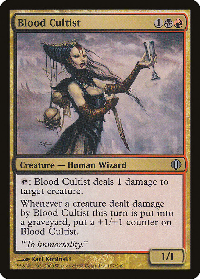Blood Cultist [Shards of Alara] | Shuffle n Cut Hobbies & Games