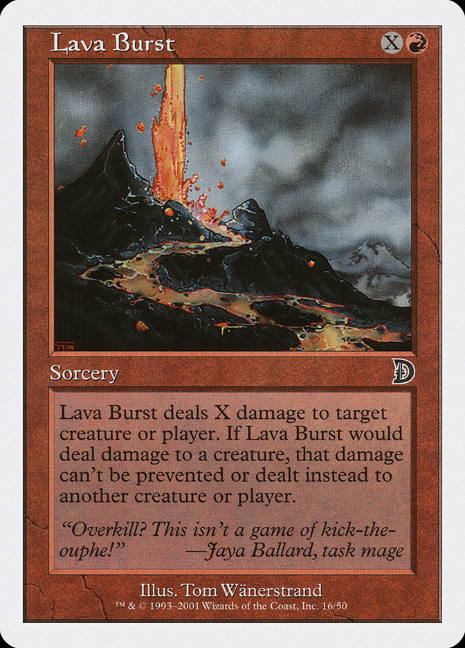 Lava Burst [Deckmasters] | Shuffle n Cut Hobbies & Games