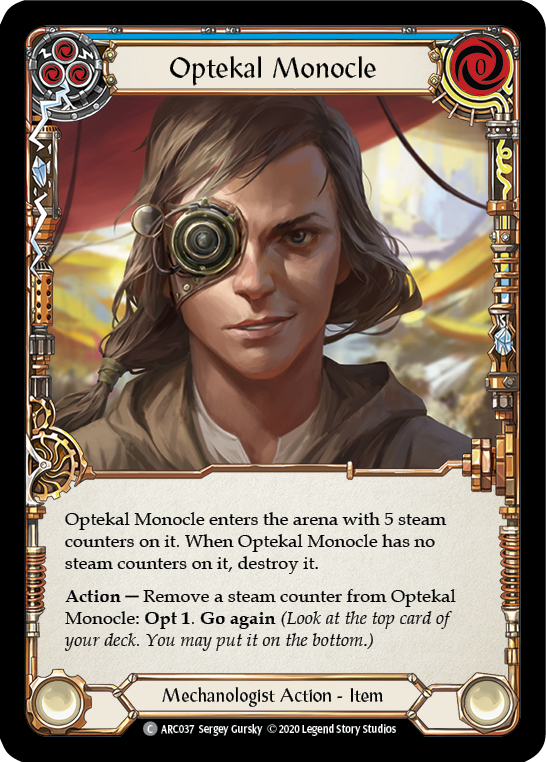 Optekal Monocle [ARC037] Unlimited Edition Normal | Shuffle n Cut Hobbies & Games