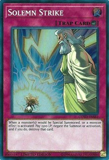 Solemn Strike [COTD-ENSE2] Super Rare | Shuffle n Cut Hobbies & Games