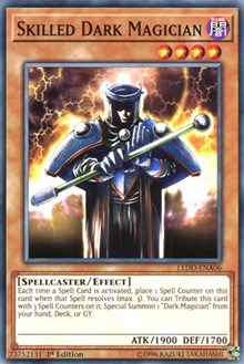 Skilled Dark Magician [LEDD-ENA06] Common | Shuffle n Cut Hobbies & Games