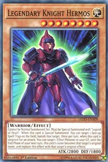 Legendary Knight Hermos [LEDD-ENA09] Common | Shuffle n Cut Hobbies & Games