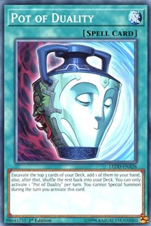 Pot of Duality [LEDD-ENA26] Common | Shuffle n Cut Hobbies & Games