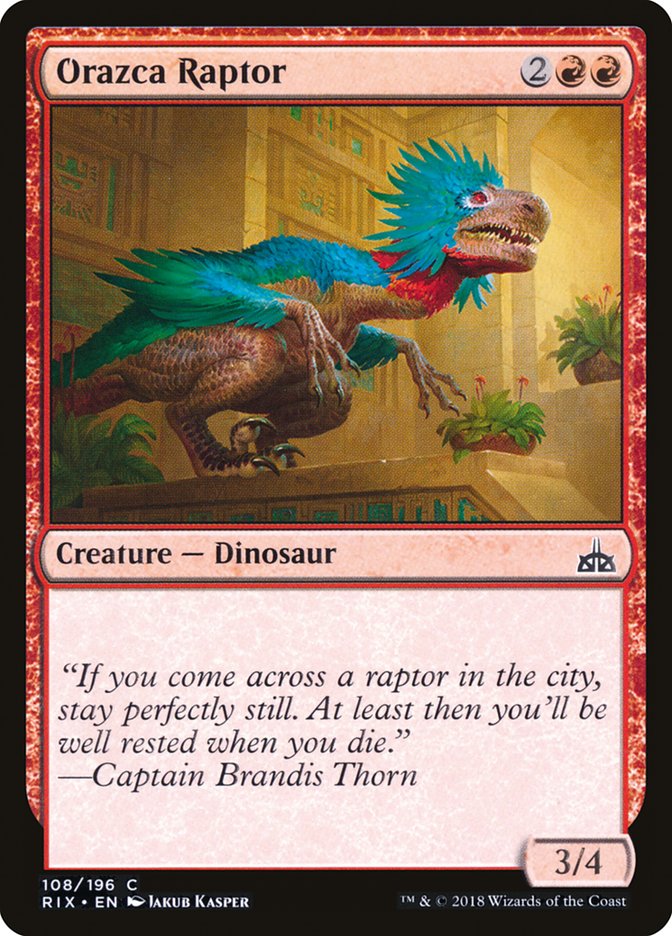 Orazca Raptor [Rivals of Ixalan] | Shuffle n Cut Hobbies & Games