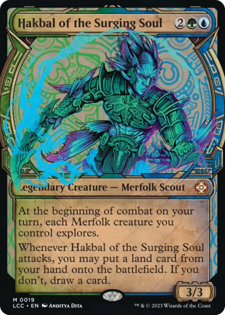 Hakbal of the Surging Soul (Showcase) [The Lost Caverns of Ixalan Commander] | Shuffle n Cut Hobbies & Games