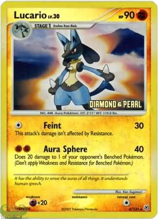 Lucario (6/130) [Burger King Promos: 2008 Collection] | Shuffle n Cut Hobbies & Games