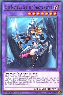 Dark Magician Girl the Dragon Knight [LEDD-ENA36] Common | Shuffle n Cut Hobbies & Games