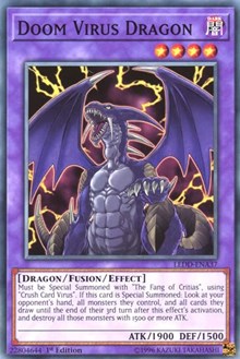 Doom Virus Dragon [LEDD-ENA37] Common | Shuffle n Cut Hobbies & Games