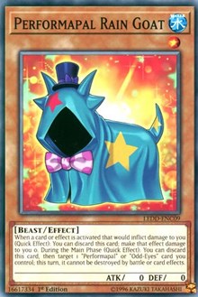 Performapal Rain Goat [LEDD-ENC09] Common | Shuffle n Cut Hobbies & Games
