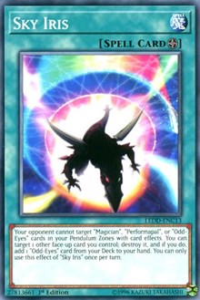 Sky Iris [LEDD-ENC13] Common | Shuffle n Cut Hobbies & Games