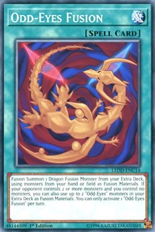Odd-Eyes Fusion [LEDD-ENC14] Common | Shuffle n Cut Hobbies & Games