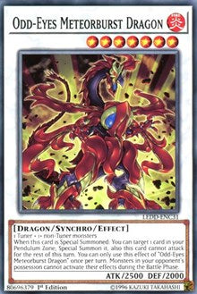 Odd-Eyes Meteorburst Dragon [LEDD-ENC31] Common | Shuffle n Cut Hobbies & Games
