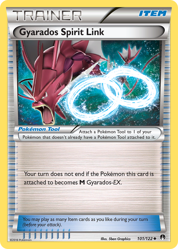 Gyarados Spirit Link (101/122) [XY: BREAKpoint] | Shuffle n Cut Hobbies & Games