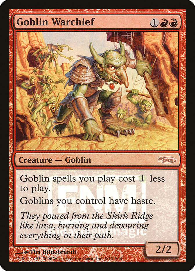 Goblin Warchief [Friday Night Magic 2006] | Shuffle n Cut Hobbies & Games