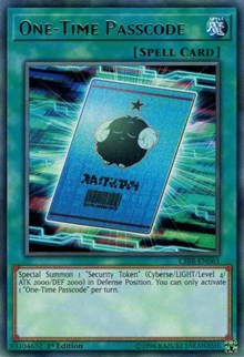 One-Time Passcode [CIBR-EN061] Rare | Shuffle n Cut Hobbies & Games