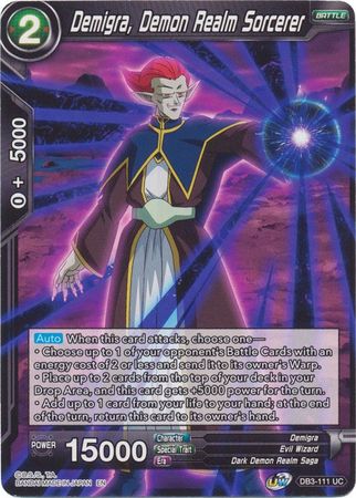 Demigra, Demon Realm Sorcerer [DB3-111] | Shuffle n Cut Hobbies & Games