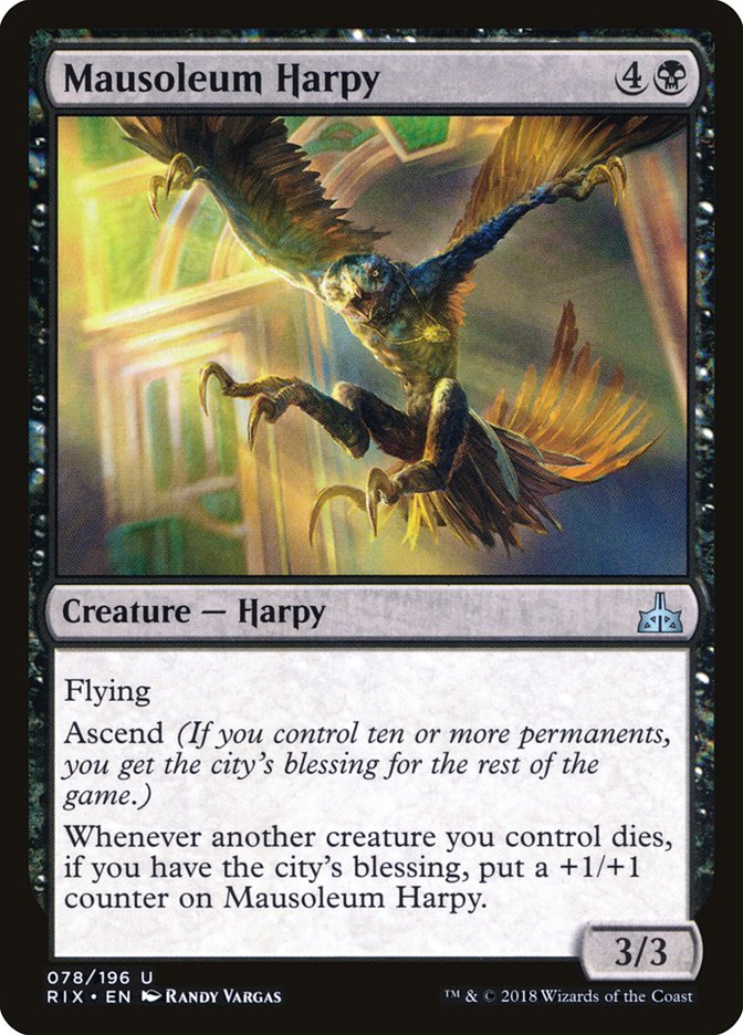 Mausoleum Harpy [Rivals of Ixalan] | Shuffle n Cut Hobbies & Games