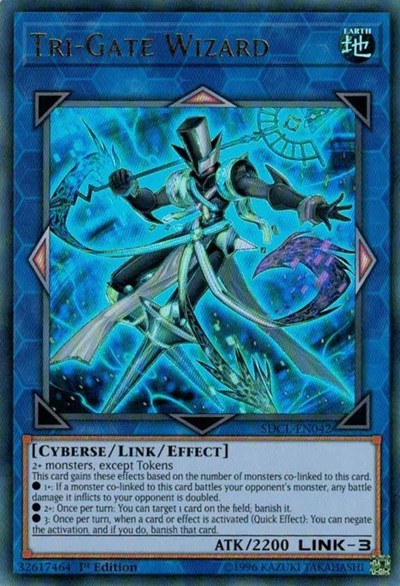Tri-Gate Wizard [SDCL-EN042] Ultra Rare | Shuffle n Cut Hobbies & Games