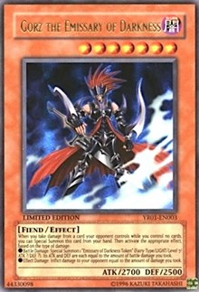 Gorz the Emissary of Darkness [YR01-EN003] Ultra Rare | Shuffle n Cut Hobbies & Games