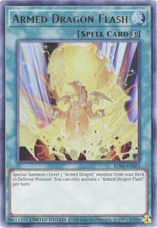 Armed Dragon Flash [BLVO-ENSP1] Ultra Rare | Shuffle n Cut Hobbies & Games