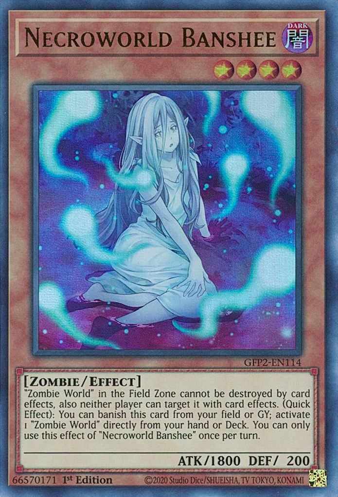 Necroworld Banshee [GFP2-EN114] Ultra Rare | Shuffle n Cut Hobbies & Games