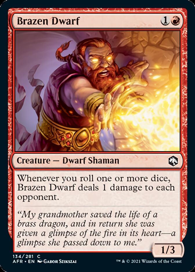 Brazen Dwarf [Dungeons & Dragons: Adventures in the Forgotten Realms] | Shuffle n Cut Hobbies & Games