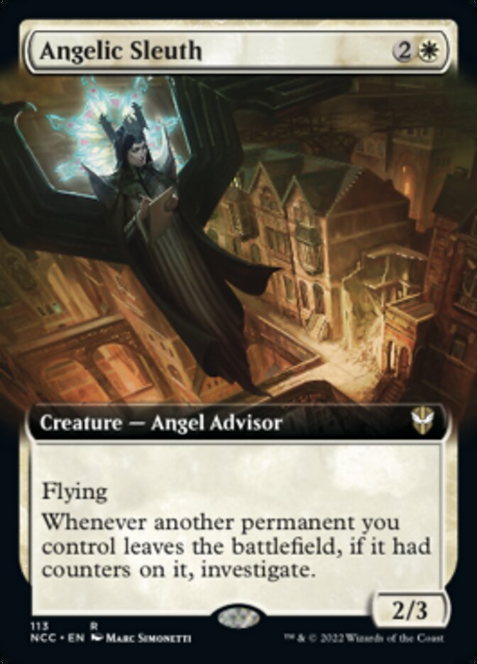 Angelic Sleuth (Extended Art) [Streets of New Capenna Commander] | Shuffle n Cut Hobbies & Games