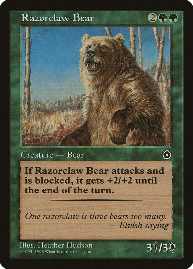 Razorclaw Bear [Portal Second Age] | Shuffle n Cut Hobbies & Games