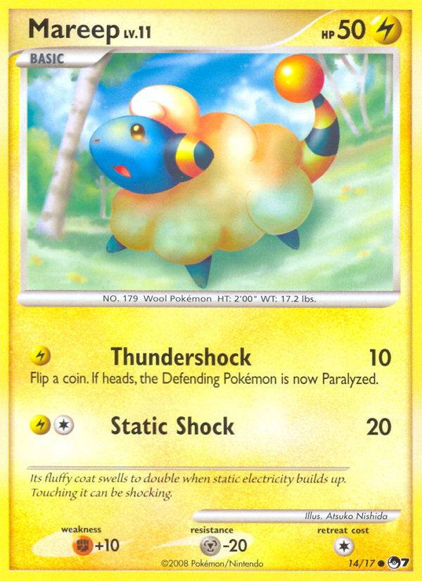 Mareep (14/17) [POP Series 7] | Shuffle n Cut Hobbies & Games