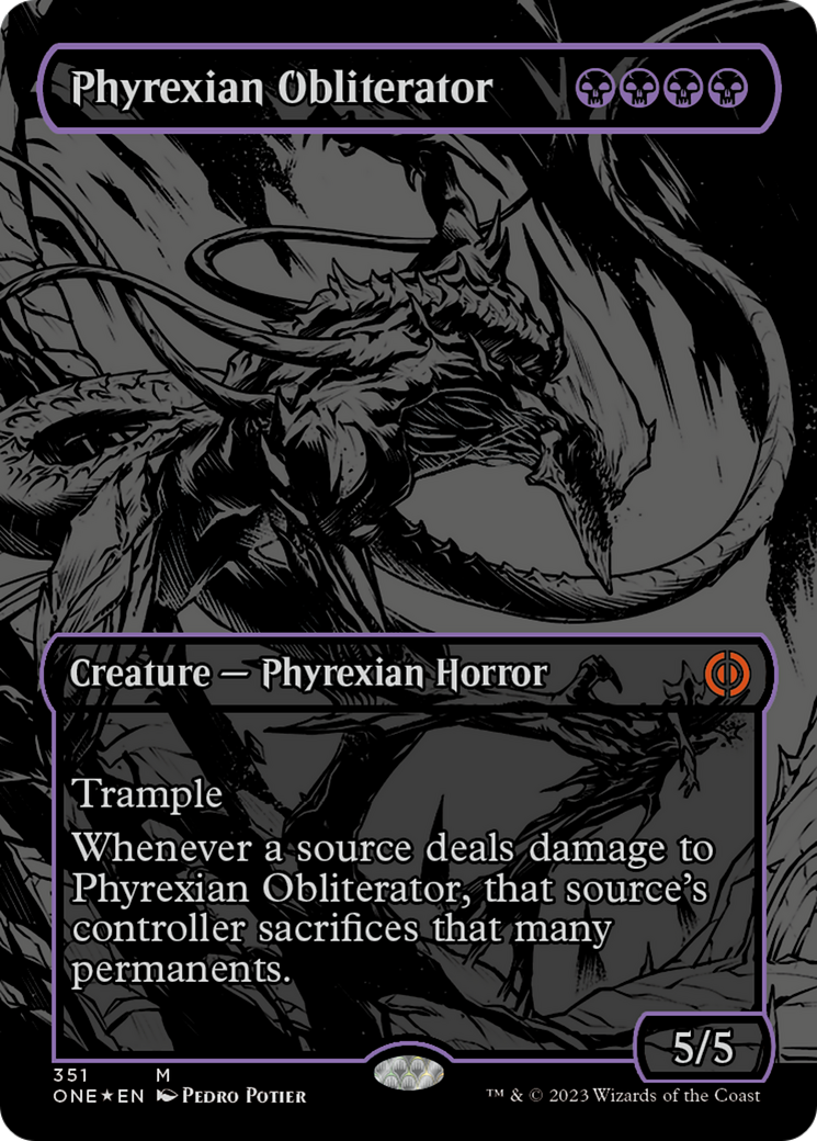 Phyrexian Obliterator (Oil Slick Raised Foil) [Phyrexia: All Will Be One] | Shuffle n Cut Hobbies & Games
