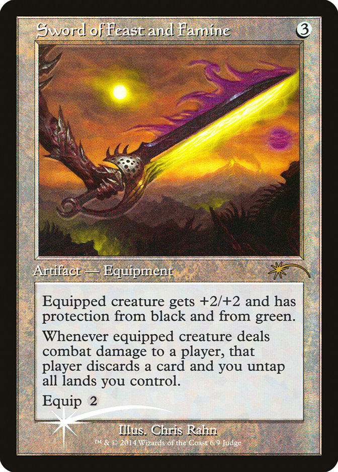 Sword of Feast and Famine [Judge Gift Cards 2014] | Shuffle n Cut Hobbies & Games