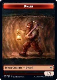 Dwarf // Food (16) Double-Sided Token [Throne of Eldraine Tokens] | Shuffle n Cut Hobbies & Games