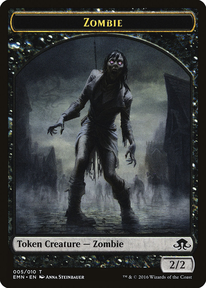 Zombie Token (005/010) [Eldritch Moon Tokens] | Shuffle n Cut Hobbies & Games