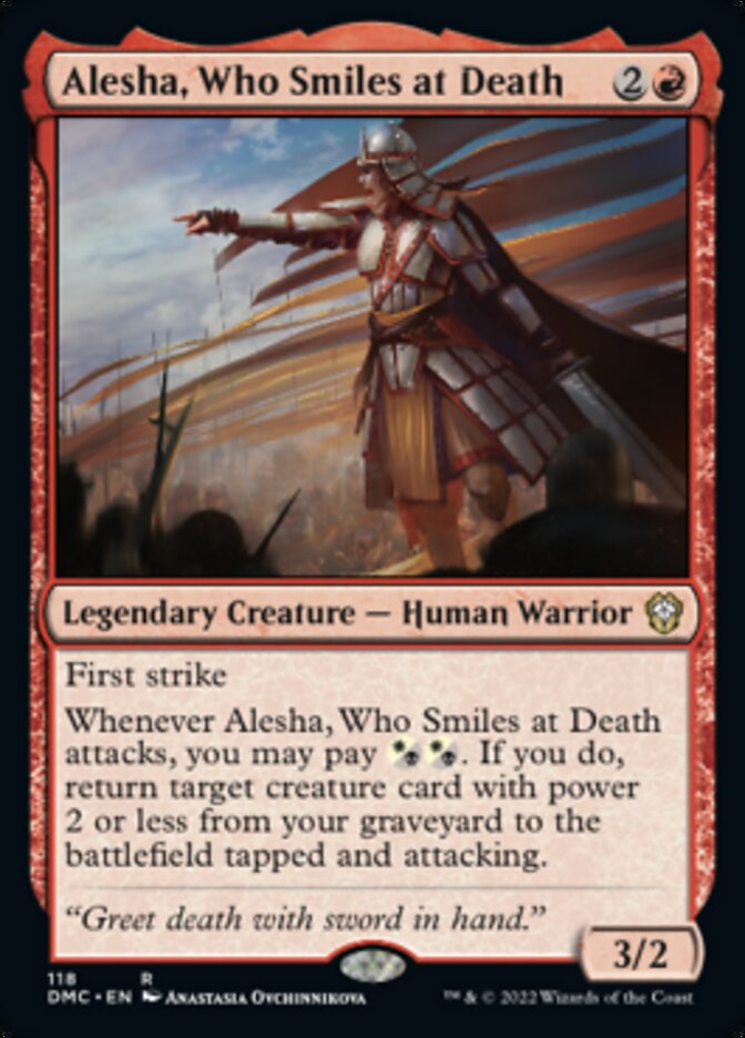 Alesha, Who Smiles at Death [Dominaria United Commander] | Shuffle n Cut Hobbies & Games