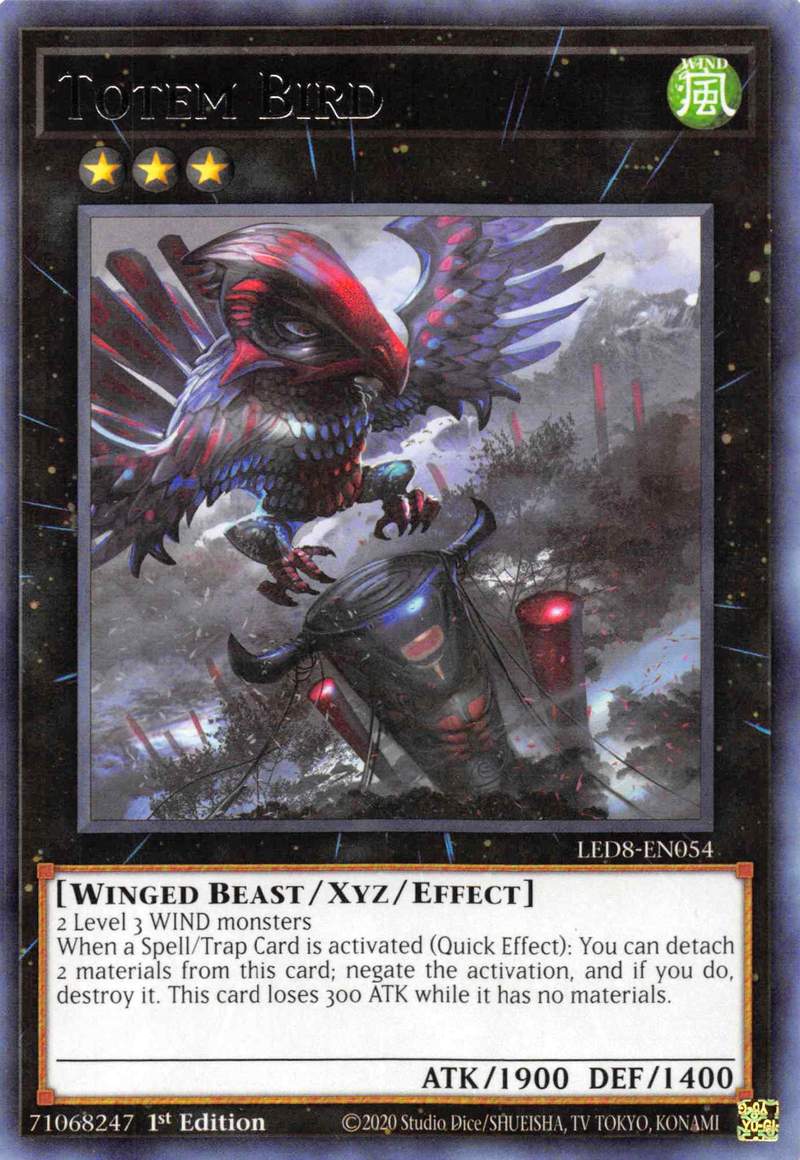Totem Bird [LED8-EN054] Rare | Shuffle n Cut Hobbies & Games