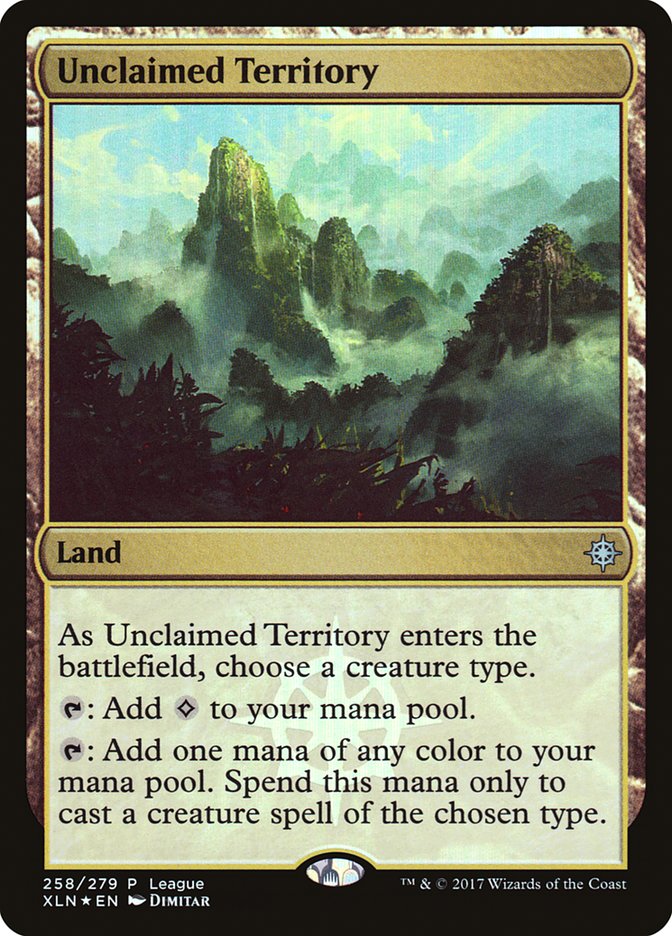 Unclaimed Territory (League) [Ixalan Promos] | Shuffle n Cut Hobbies & Games