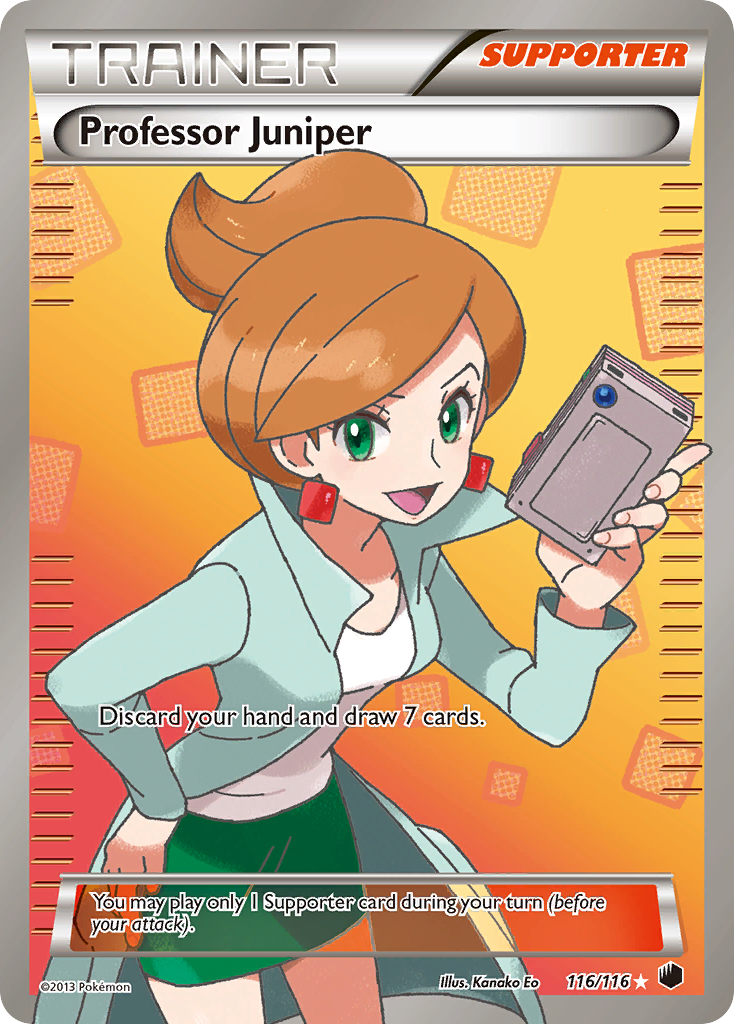 Professor Juniper (116/116) [Black & White: Plasma Freeze] | Shuffle n Cut Hobbies & Games