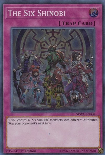 The Six Shinobi [SPWA-EN008] Super Rare | Shuffle n Cut Hobbies & Games