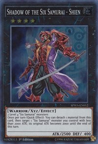 Shadow of the Six Samurai - Shien [SPWA-EN012] Super Rare | Shuffle n Cut Hobbies & Games