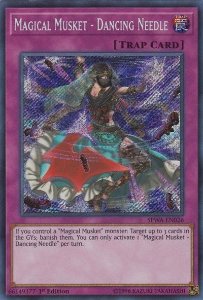 Magical Musket - Dancing Needle [SPWA-EN026] Secret Rare | Shuffle n Cut Hobbies & Games