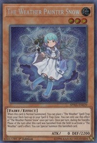 The Weather Painter Snow [SPWA-EN029] Secret Rare | Shuffle n Cut Hobbies & Games
